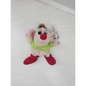 Disney Store Gus Mouse Cinderella Small Bean Bag Plush New‎